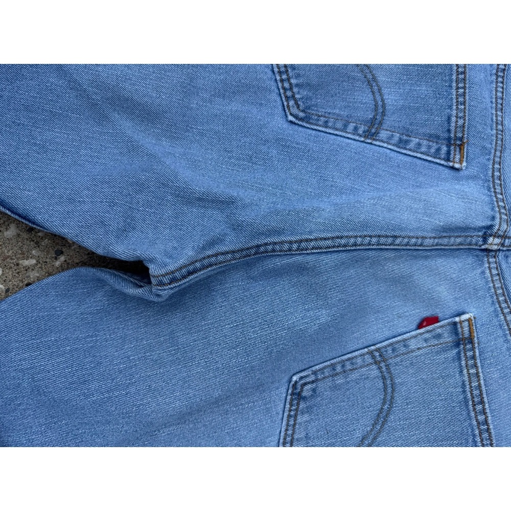 Levi's 505 Regular Fit Men's Jeans Light Wash Size 40x34‎ Made in 08 - Picture 14 of 16